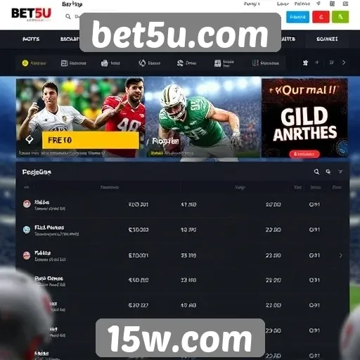 Novas funcionalidades de apostas no site bet5u